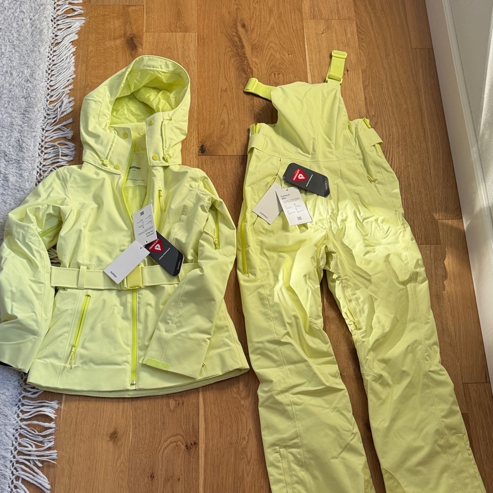 NWT Halfdays Carson Bib Pant (Aston Jacket sold in separate link) - XS Granita